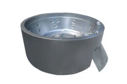 Outtech Steel Art Aqua Whirlpool, Silber/grau, 180x180x73 Cm,5 Pers., LCD Balboa Anzeige, Rund -Ausgewählte Geschäfte Für Garten- Und Outdoor-Produkte 8 21292.jpg