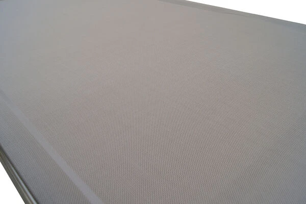 OUTFLEXX Rollliege, Taupe, Edelstahl/Textilene, Verstellbare Rückenlehne, 212x71x36cm 10 OUTFLEXX Rollliege, Taupe, Edelstahl/Textilene, Verstellbare Rückenlehne, 212x71x36cm – Bild 8