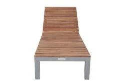 Villana 2er Sonnenliegen-Set, Alu/FSC-Akazienholz, 201x70x32,5cm, 4-fach Verstellbar, Mit Beistelltisch 45x45cm -Ausgewählte Geschäfte Für Garten- Und Outdoor-Produkte 9 17776.jpg