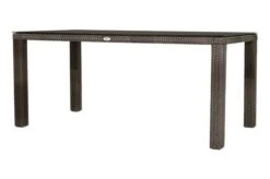 Ploß Rocking Dining Tisch, Grau/braun-meliert, Polyrattan, 170 X 90 Cm, Glasplatte In Steinoptik -Ausgewählte Geschäfte Für Garten- Und Outdoor-Produkte 9 20157.jpg