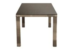 Ploß Rabida Dining Tisch, Champagner-meliert, Polyrattan, 170 X 90 Cm, Glasplatte In Steinoptik -Ausgewählte Geschäfte Für Garten- Und Outdoor-Produkte 9 20167.jpg