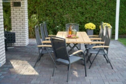 HARTMAN Xanadu Esstisch, Xerix, Alu / Teakholz, 220 X 100 Cm, X-Gestell -Ausgewählte Geschäfte Für Garten- Und Outdoor-Produkte 9 20405.jpg