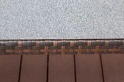 OUTFLEXX Dining Tisch, Braun Marmoriert, Polyrattan, 180 X 100 Cm, Tischplatte Spraystone, 6mm -Ausgewählte Geschäfte Für Garten- Und Outdoor-Produkte 9 20665.jpg